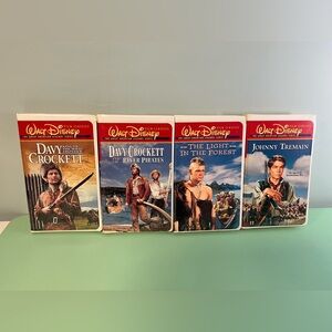 Walt Disney Classic VHS Tapes Films The Great American Legends Series Collection